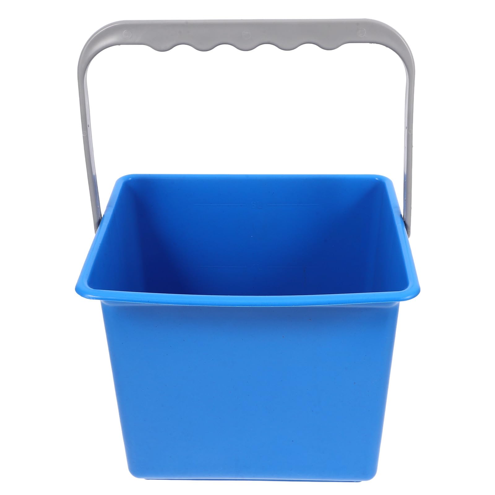 Veemoon Secchio per Pulizie in Plastica Blu da 2 l con Scala Graduata e Design Capiente, per Auto e Suv, Contenitore per Rifiuti e Strumenti di Pulizia