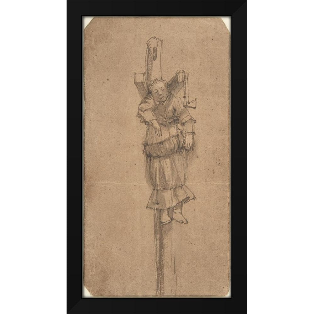 Amazon.com: Rembrandt Van Rijn 25x48 Huge Black Modern Framed Art