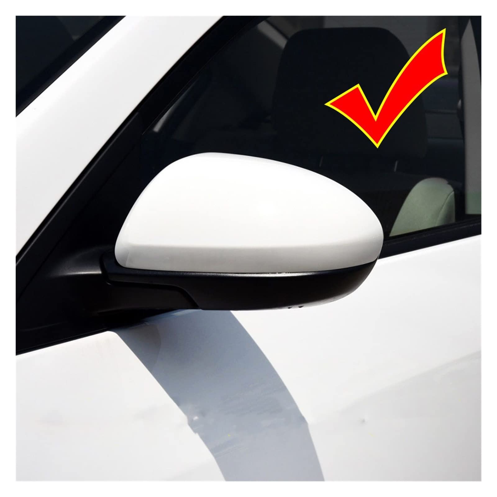 Cubierta Inferior De Espejo Retrovisor Para Mazda 2, 3 Y 6 - Carcasa De ABS Negro Para Lado Izquierdo O Derecho