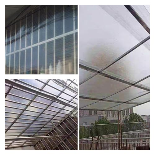 Placa policarbonato transparente de 1x20 m para techos de pergolas 7