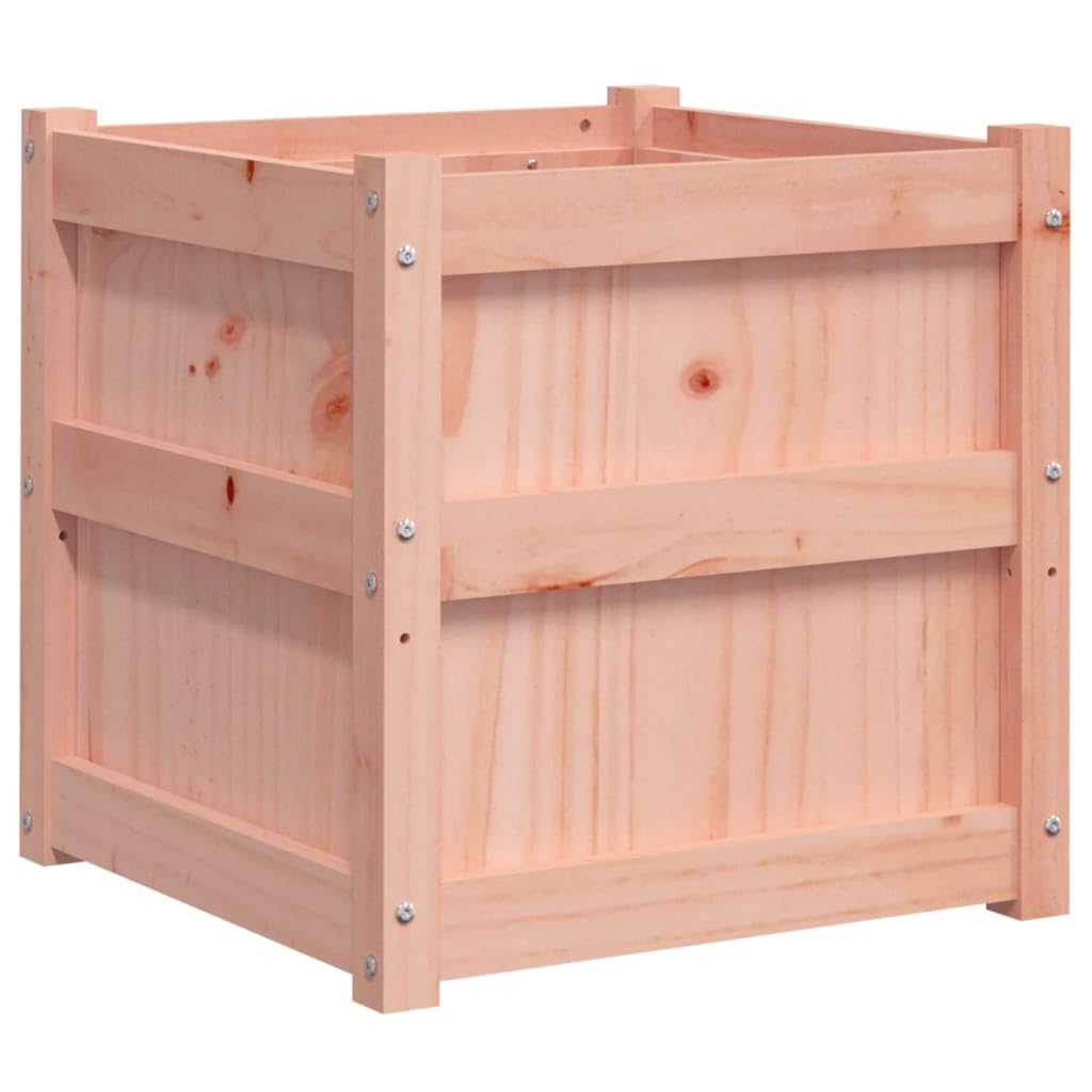 Pflanzkübel aus Douglasie 50 x 50 x 50 cm 2er Set Massivholz Gartenregal für Balkon Terrasse mit Modernem Design und Langlebiger Robustheit für Indoor Outdoor