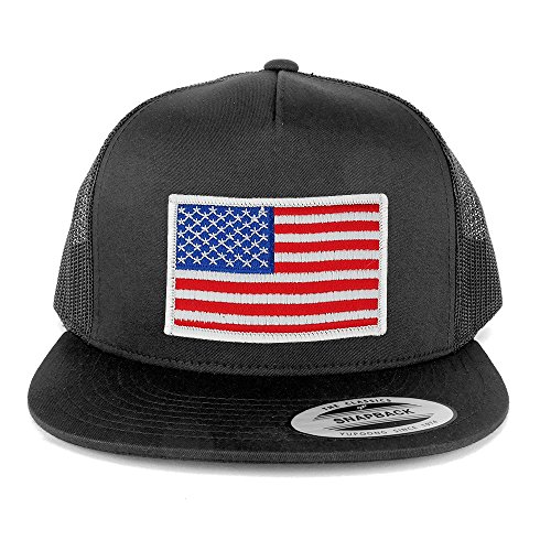 Panel Flatbill Snapback Mesh Cap