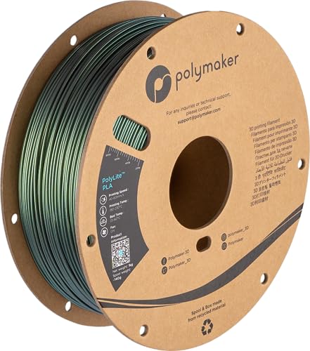 Filament Polymaker PLA Zielony Brokatowy/Mieniący (GREEN GLITTER)