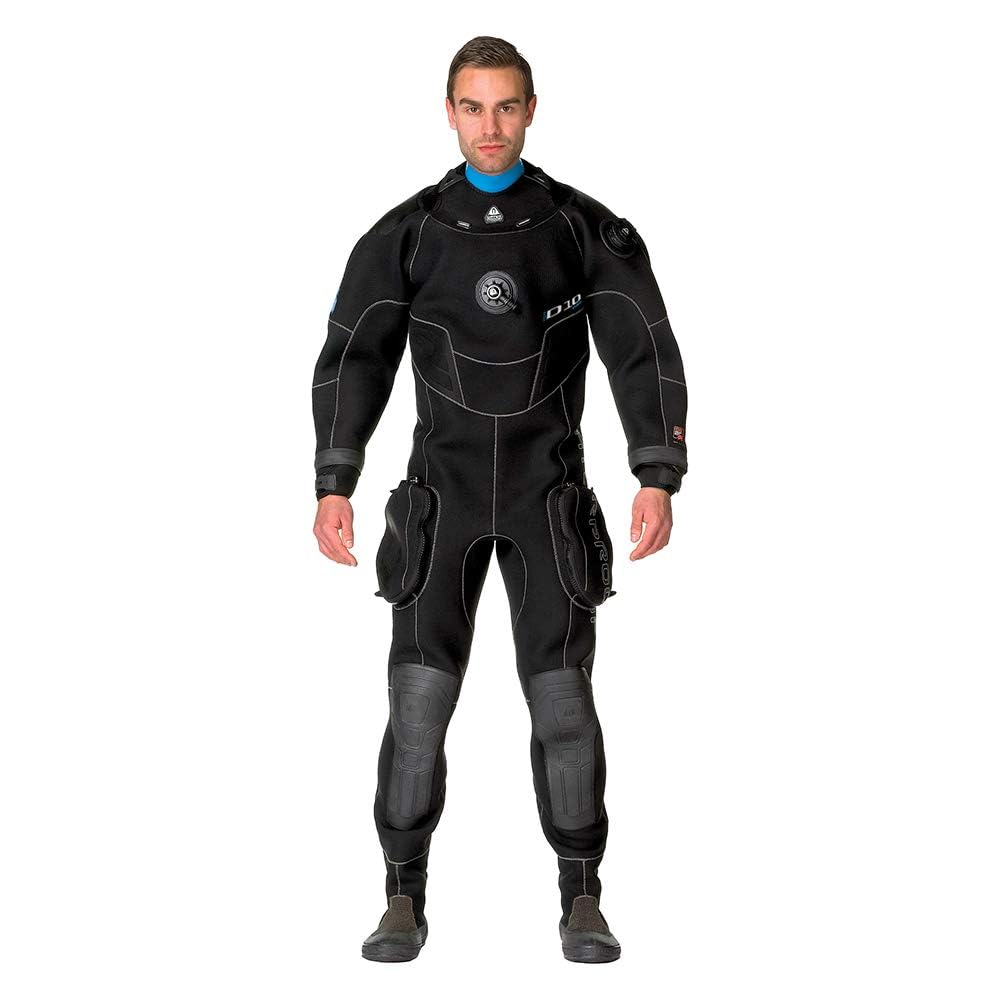 ブラック ドライスーツ ネオプレン Amazon | 防水スキューバダイビングd10pro ISSネオプレンDrysuit
