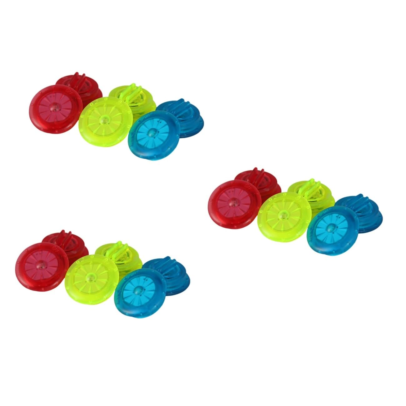 BESPORTBLE Lot De 3 Mini-Feux De Vélo À LED avec Fil Lumineux Voyants De Cyclisme Mode Flash Ip67 pour La Sécurité De La Conduite De Nuit 6 Pièces X 3