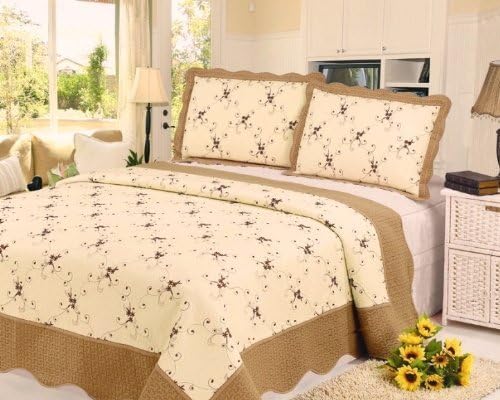 Royal Minika Embroidery Quilt Set