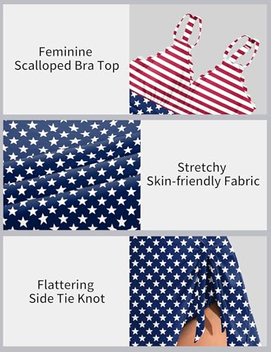 Image of Charmo Plus Size Swimsuit for Women Swim Dress Scalloped One Piece Tummy Control Bathing Suit Ruched Swim Suits 2026