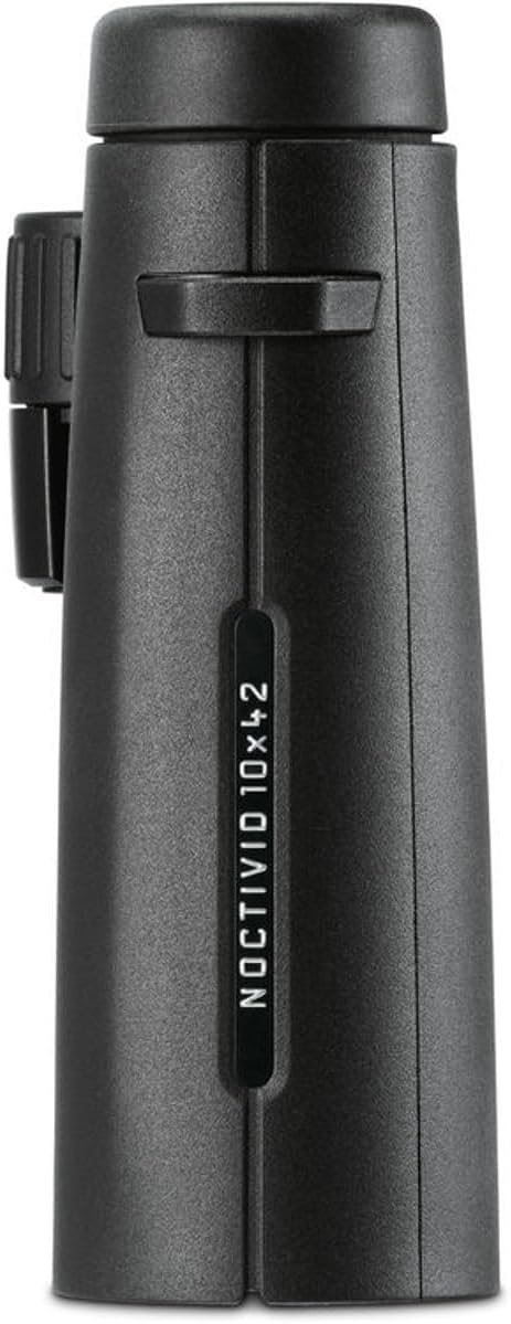 Leica 10x42 Noctivid Water Proof Roof Prism Binocular with 6.4 Degree Angle of View, Black