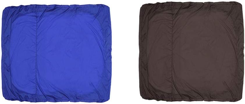 Bird Cage Cover Anti Uv Solid Sleep Helper Parrot Dust Proof Large Zipper Protective Bird Cage Cover Durable Lightweight Waterproof 2Pcs Blue