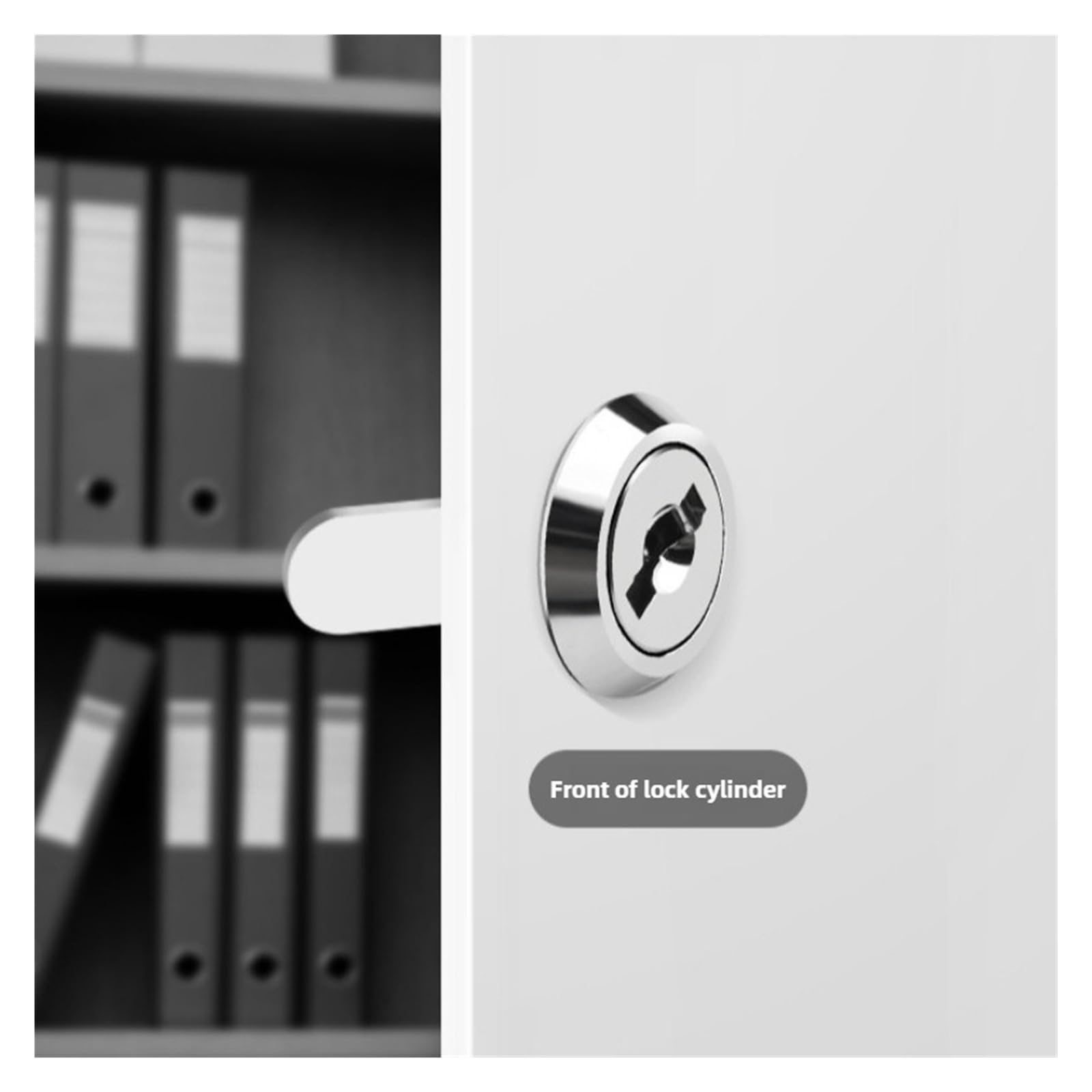 Zamki Do Szafek Ze Stopu Aluminium Z Kluczami | 16-30mm 5 szt. do szafki z szufladami Skrzynka na listy Skrzynka narzędziowa: Dostęp zamykany na klucz(5PCS 30mm)