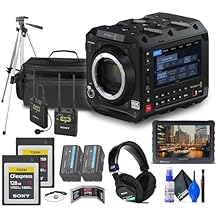 Blackmagic Design Pyxis 6K Full-Frame Cinema Box Camera Leica L CINECAMCPYXA60LFL + Mic System + 2 x 256GB CFexpress Type B Card + Monitor + Pro Headphones + Case + Tripod + More