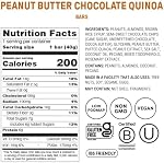 Fody Foods Snack Bars, quinoa de chocolat au beurre d'arachide, 1.41 Oz (paquet de 12), 6g Protéines faibles FODMAP, Gut & IBS Amiable, Vegan, Sans lactose, Sans OGM, Sans gluten