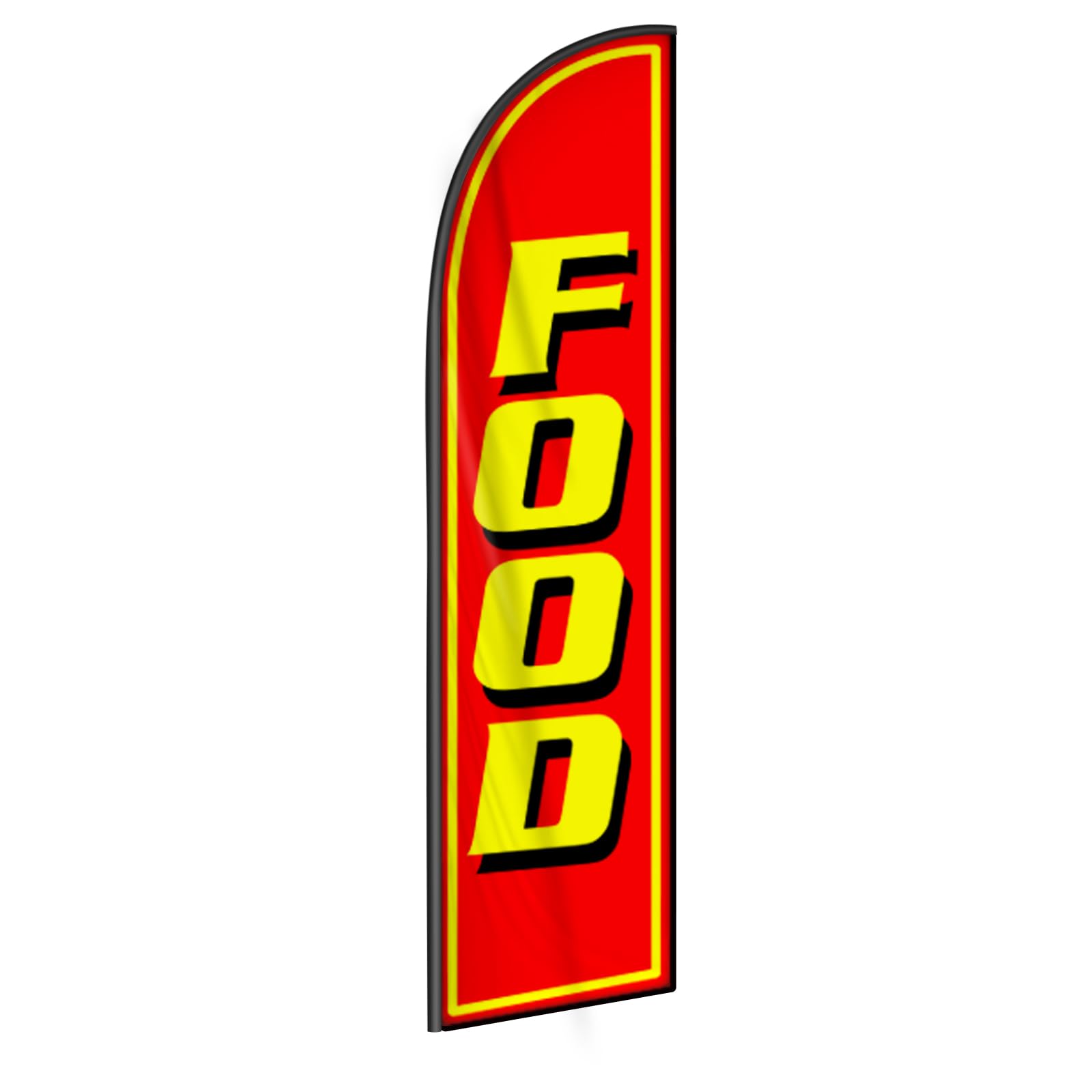 Amazon.com: Food Feather Flag Banner - 11.5x2.5 Ft Advertising