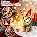 Solar Garden Gnome Statues, Outdoor Fishing Gnome with Butterfly Solar Lights Waterproof, Birthday Gifts for Mom Women Mother's Day, Garden Figurines for Yard Decor Patio Porch Lawn Ornaments