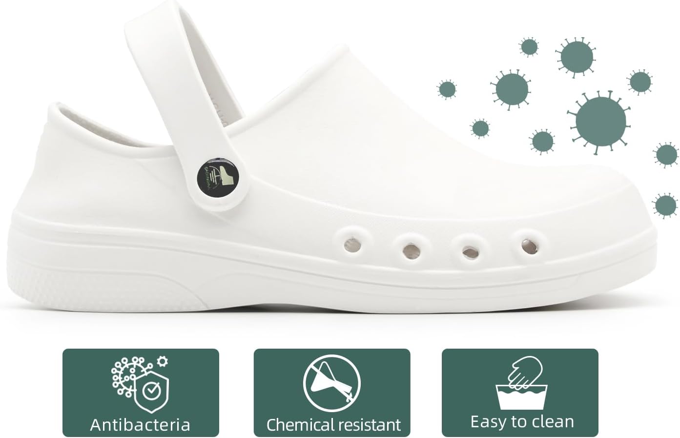 earthinglife Grounding Clogs with Adjustable Strap Super Soft Graphene Enhanced Rubber Grounding Footwear for Men Women - Image 8