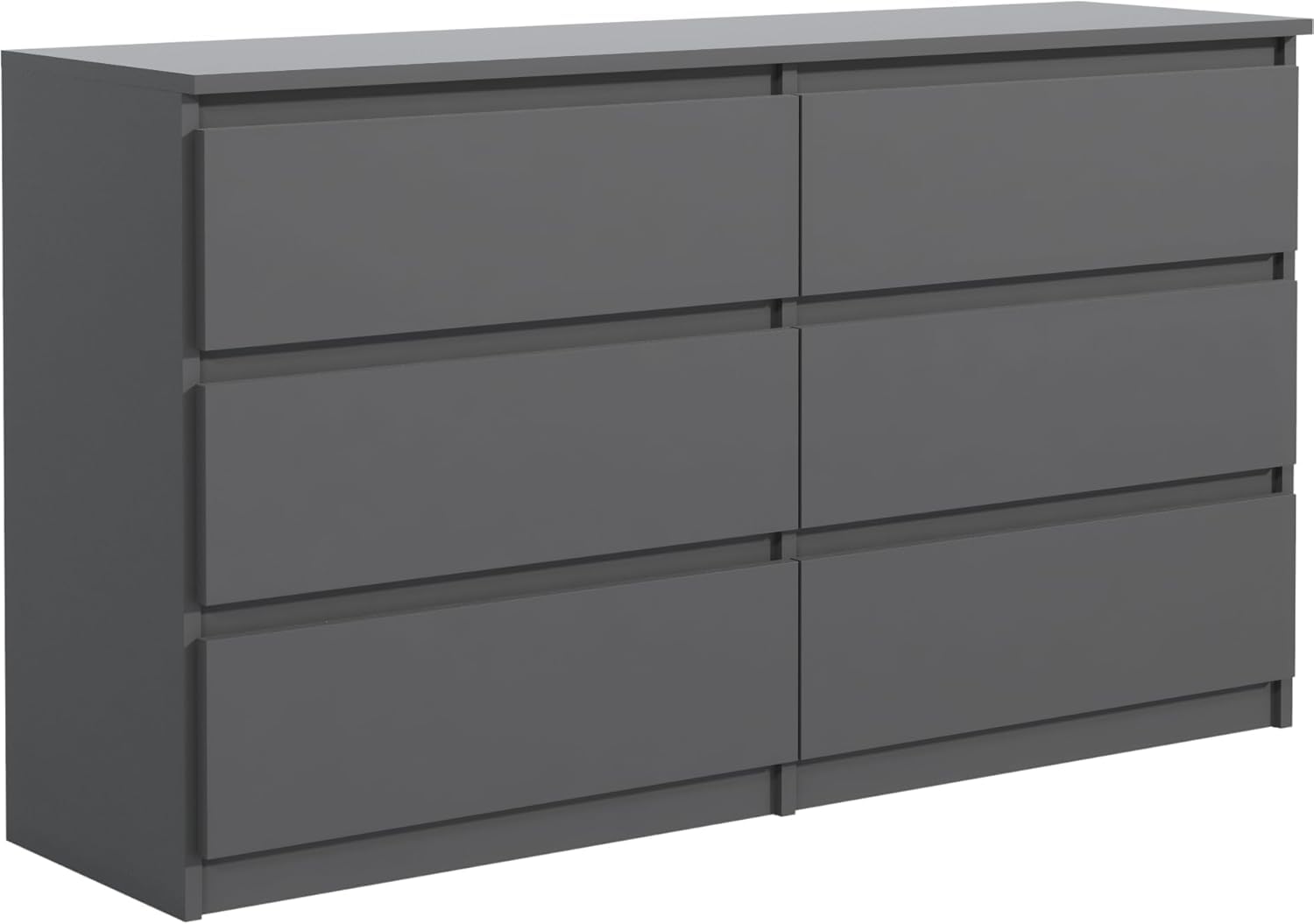 Commode avec tiroirs - Anthracite - 138,6 x 78,5 x 39 cm - Buffet pour Salon, Couloir, Chambre à Coucher - Armoire à tiroirs Moderne - Meuble de Chambre à Coucher