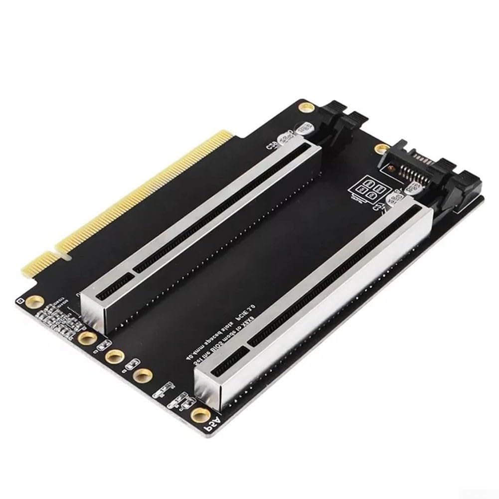 Doppia porta per scheda di biforcazione pcie 3.0 da X16 a X8X8 per schede grafiche e soluzione di espansione SSD NVMe