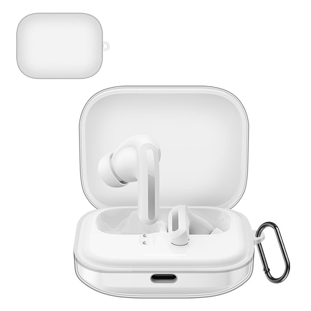 Xiaomi イヤホンケース ホワイト Amazon | For シャオミ(Xiaomi) ワイヤレスイヤホン Redmi Buds 5 用