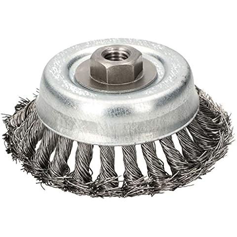 Cepillo de alambre KOTARBAU para amoladora angular con rosca M14 Cover