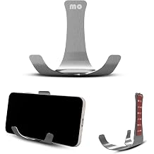 Versatile Slim Wall Holder | Stainless Steel Remote Control Holder | Glasses | Smartphones | Keys | Apple TV Compatible - Google Chromecast - Fire TV - Roku