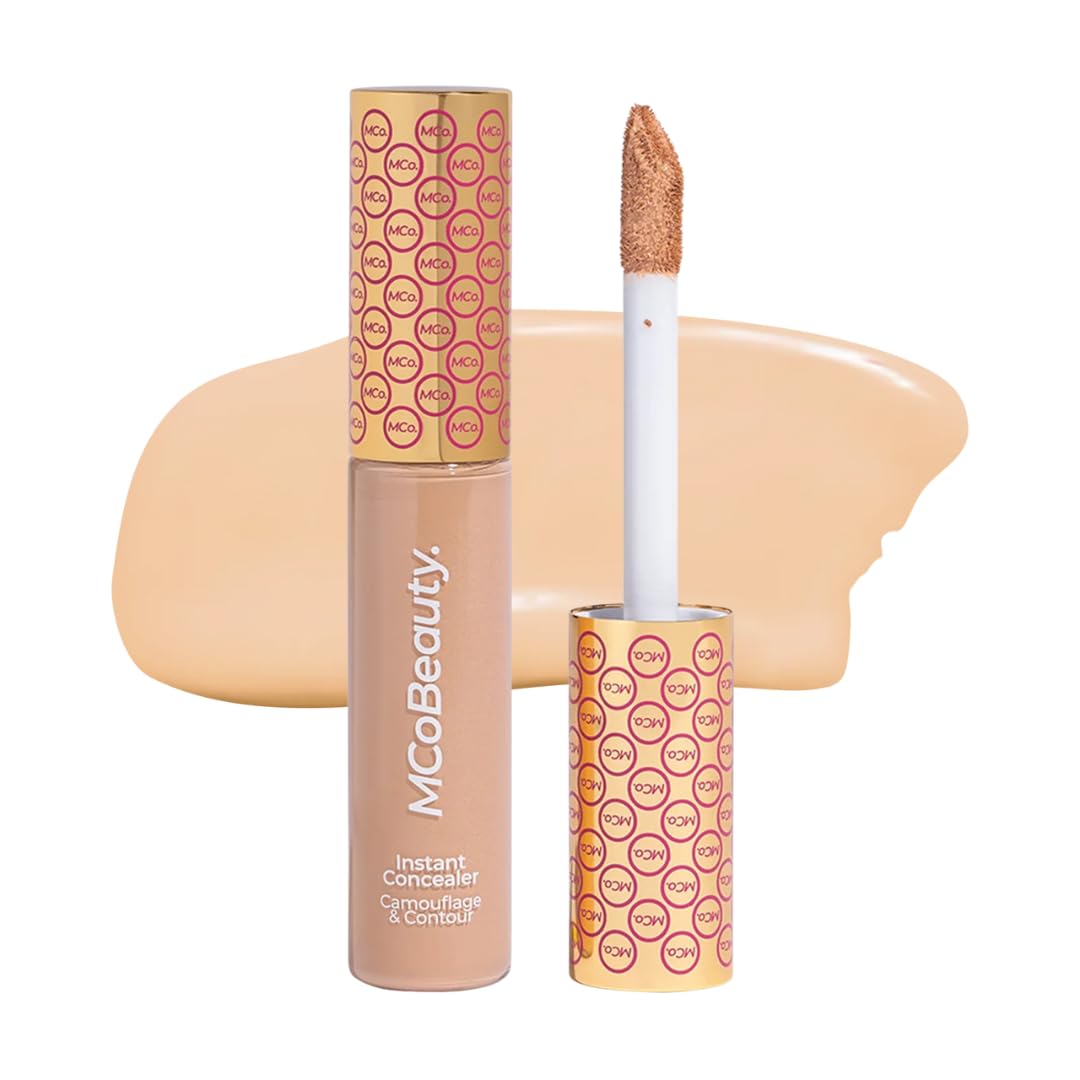 MCoBeauty - Instant Concealer Camouflage and Contour - Full Coverage Cream Formula - Medium Buff, Ivory Shade - Conceals, Highlights and Contours - Concealers & Neutralizing Makeup