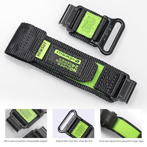 Image of Torbollo Garmin Belt Garmin Bands for Fēnix, Instinct, Vivoactive /Approach /MARQ /Quatix /D2, Forerunner, Enduro Series, Upgraded Connector Garmin Quick Fit ver 20 /22 /26mm