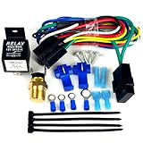Radiator Fan Relay Wiring Kit, Single/Dual Fan Configuration, Automatic On/Off