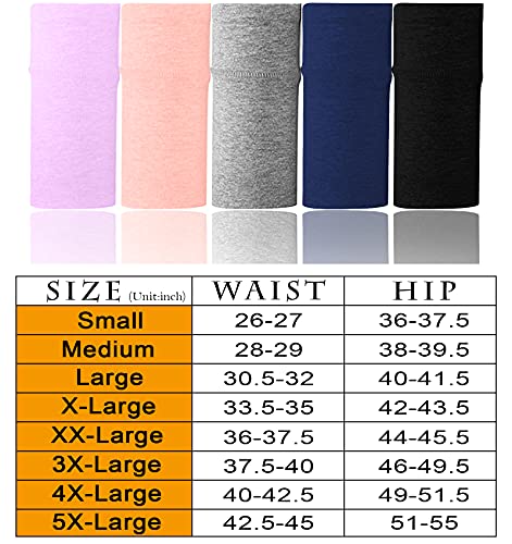 Image of UMMISS Womens Underwear,Cotton High Waist Underwear for Women Full Coverage Soft Comfortable Briefs Panty Multipack