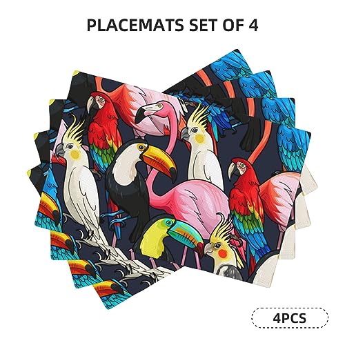Sets de table résistants à la chaleur antidérapants pour salle à manger