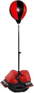 Bakaji Set da Pugilato Giocattolo Bambini Punching Ball con Asta