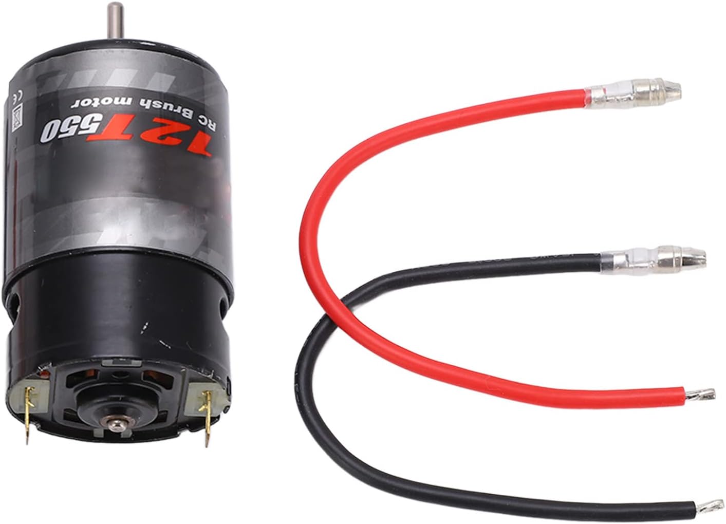 550 Brushed Motor with Durable Copper Windings and Bearings for RC Car 320A ESC Set (12T)