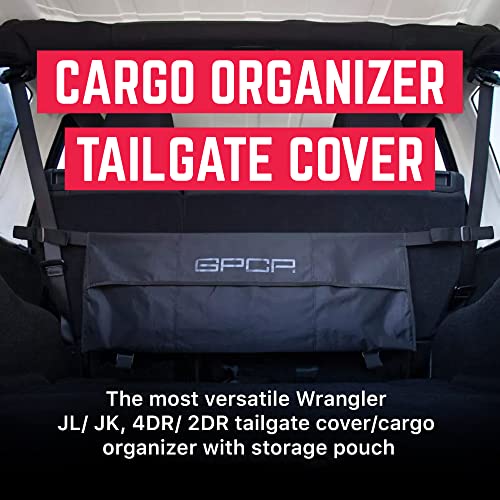 Image of GPCA Cargo Cover for Jeep Wrangler 2018-2024, JL 4-Door SoftTop Reversible