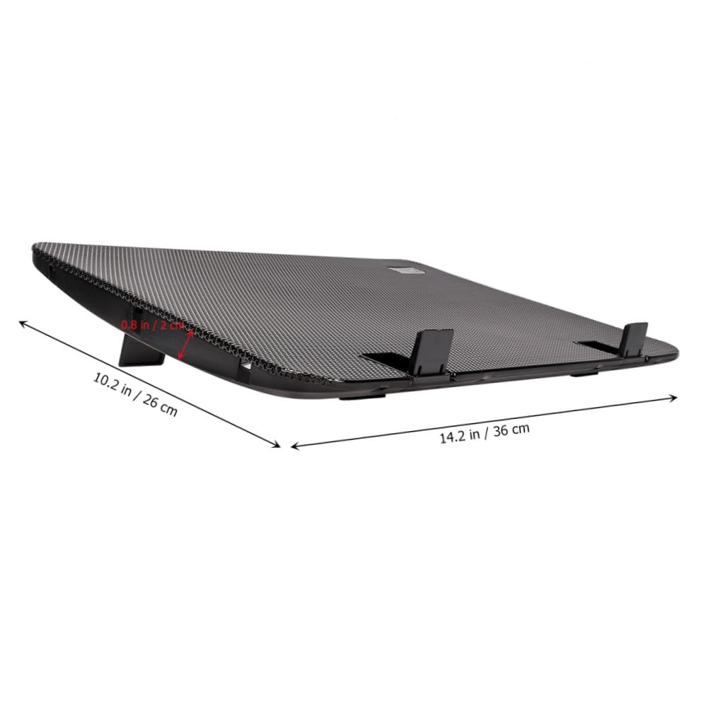 Base ajustable para laptop con ventilador grande de 6 pulgadas miniatura 2