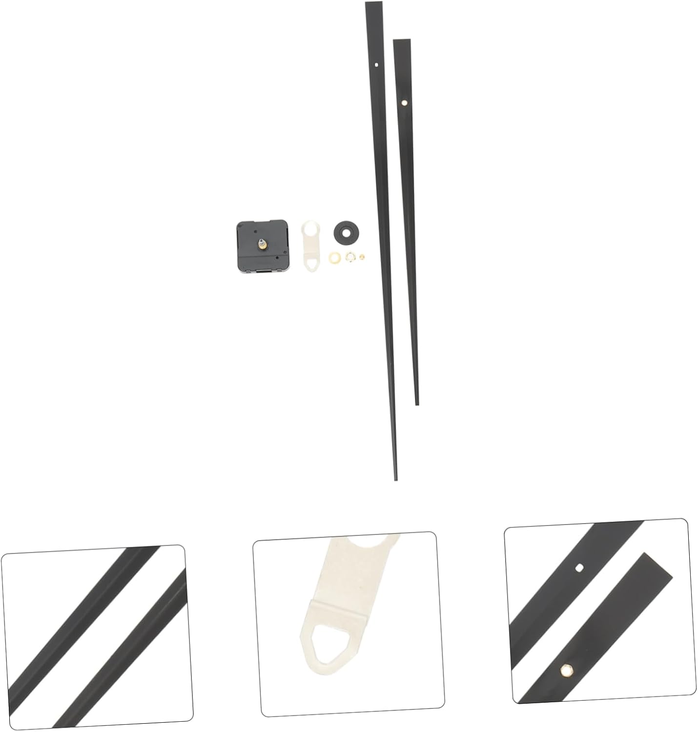 3sets Clock Mechanism Kit Clock Torque Silent Movement for Easy Repair and Components
