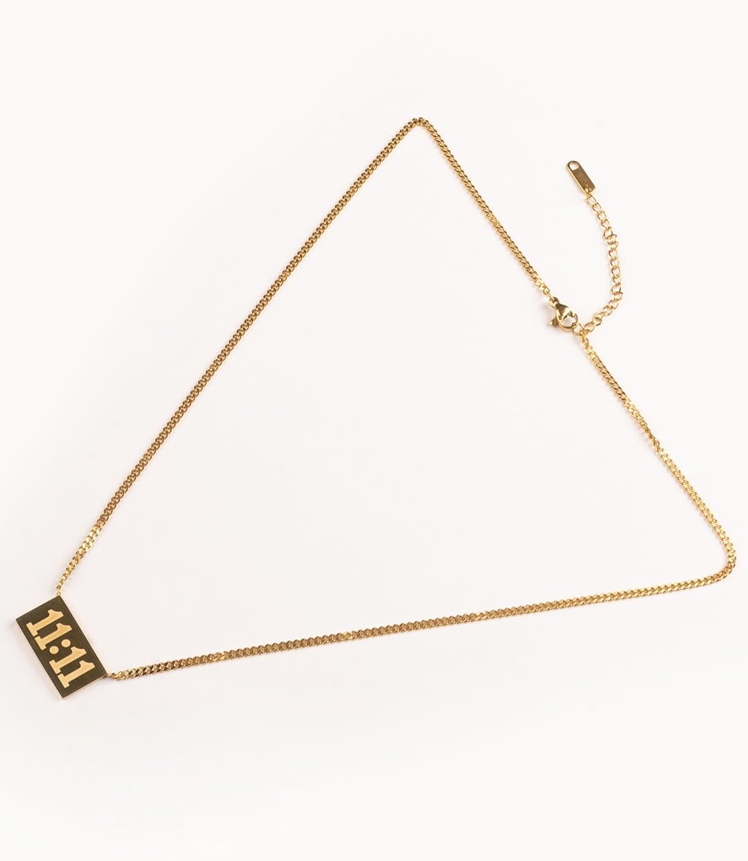 Pendant Snake Chain Necklace for Women gold trendy necklace for womens Dainty Cute Jewellery Minimalist Tarnish-Free Daily Wear Gift for Her Dainty Cute Jewelry gold trendy necklace (11:11) - Image 8