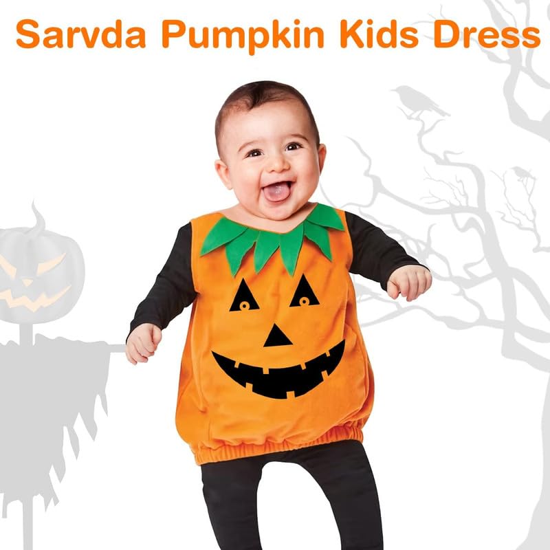 Image of Sarvda Halloween Dress | Costume and Accessories | For Girls and Boys | Kids & Adults | Haunted Horror Theme Party Vampire Witch Ghost Skeleton Draculla Zombie Pumpkin Scary Cosplay Dress