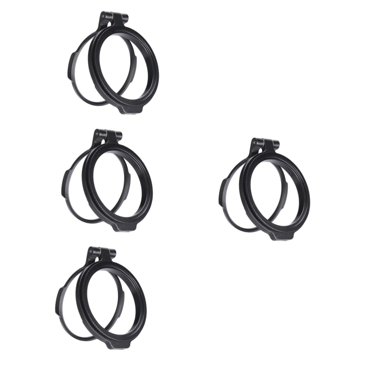 4pcs Filter Flip Holder Rapid Lens Adapter Ring Camera Accessory Quick Release Bracket Filter Quick Release Ring Camera Accessories Quick Clamshell Bracket Lens Filter