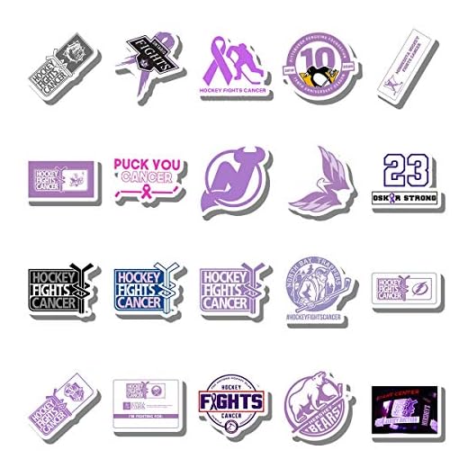 20 Pcs Stickers Pack Hockey Aesthetic Fights Laptop Cancer Waterproof Vinyl Colorful Bumper Car Bike Water Bottle Luggage Guitar Skateboard