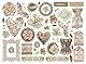Stamperia - Die Cuts for Scrapbooking, Albums, Card Making, Bullet Journalling and More, Laser Cut Cardboard Shapes, Easy to Glue, Perfect for Hobbies, Crafts, and Gifting (Old Lace) (Assorted)