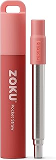 Zoku ZK 307205 Rood Pocket Straw Herbruikbaar Rietje
