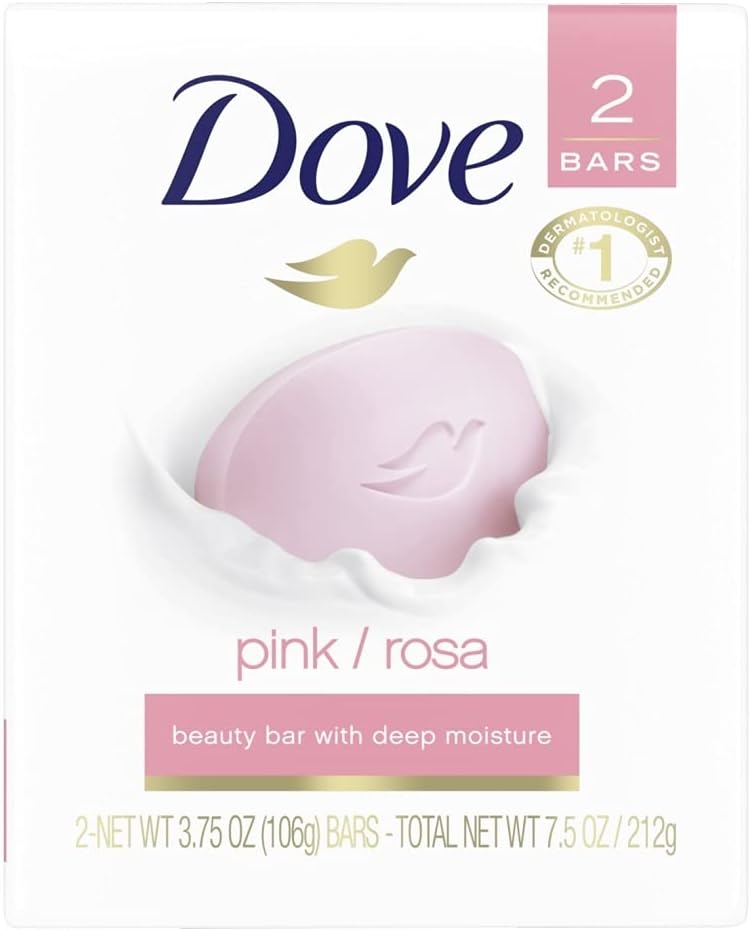 Amazon.com: Dove Beauty Bar Pink 4 oz, 2 Bar (Pack of 24) : Beauty ...