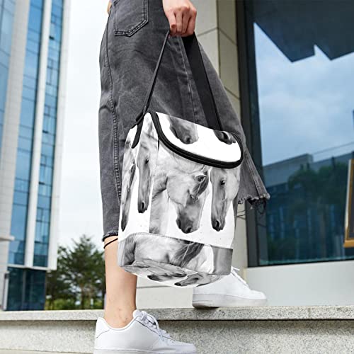 Bolsa de almuerzo de caballo lonchera ligera reutilizable para hombres y mujeres 7