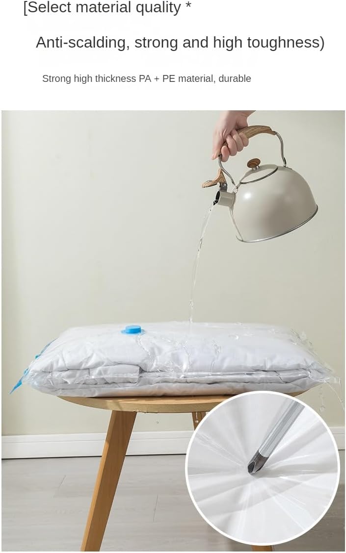 Vacuum Compression Bags for Travel - Ideal for compressing and st seasonal clothing and bedding