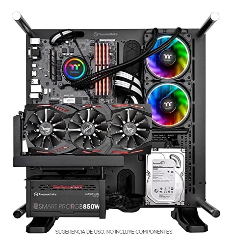 Image of Thermaltake Floe 280mm, 16.8 Million Color Software Enabled (TT RGB Plus /Alexa /Razer Chroma), AMD (AM5 /AM4) /Intel (LGA 2066 /1200), AIO CPU Liquid Cooler CL-W167-PL14SW-A For Desktop