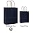 qiqee 32-Packs Navy Blue Paper Gift Bags with Handles Bulk 7.6x4.75x10.5 Medium Size Gift Bags Multiple Uses