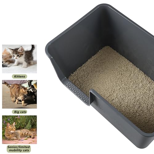 Arenero para gato grande plástico pack 2 con pala miniatura 4