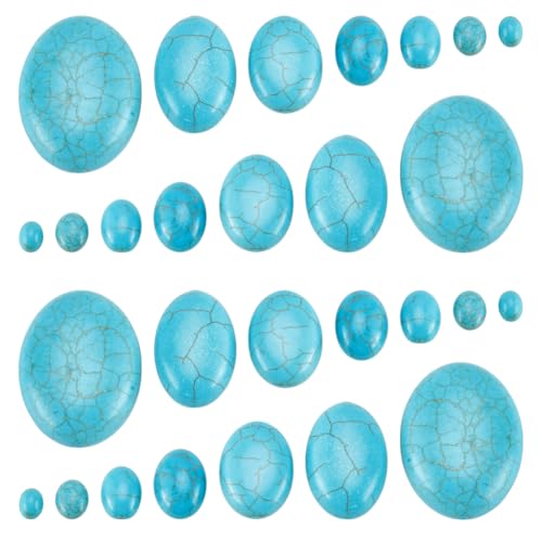 Cabochons bleus ronds pour composer des cadeaux personnalisés et bijoux faits main