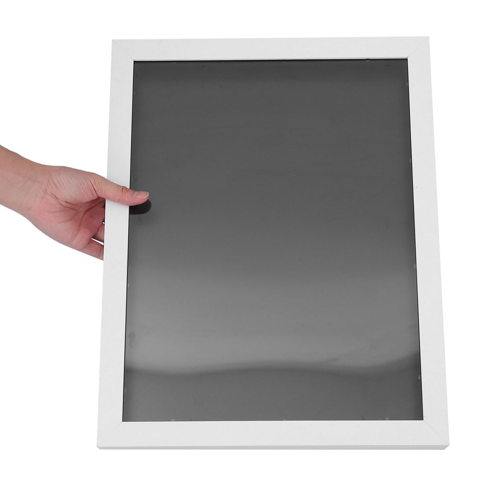 Caja de Sombra Rectangular para Camisetas de Fútbol en Madera de Color Claro Diseño Elegante, Compatible Pared para Exhibición en Casa u Oficina