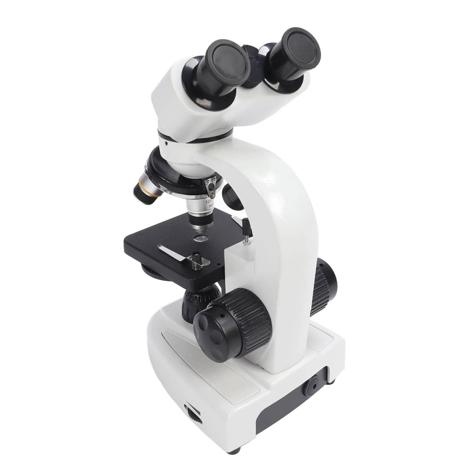 Zestaw mikroskopu binokularowego Mikroskop binokularowy 40X‑2000X Obrót o 360° Wyraźny obraz wysokiej rozdzielczości do laboratorium inspekcyjnego Łatwy w użyciu
