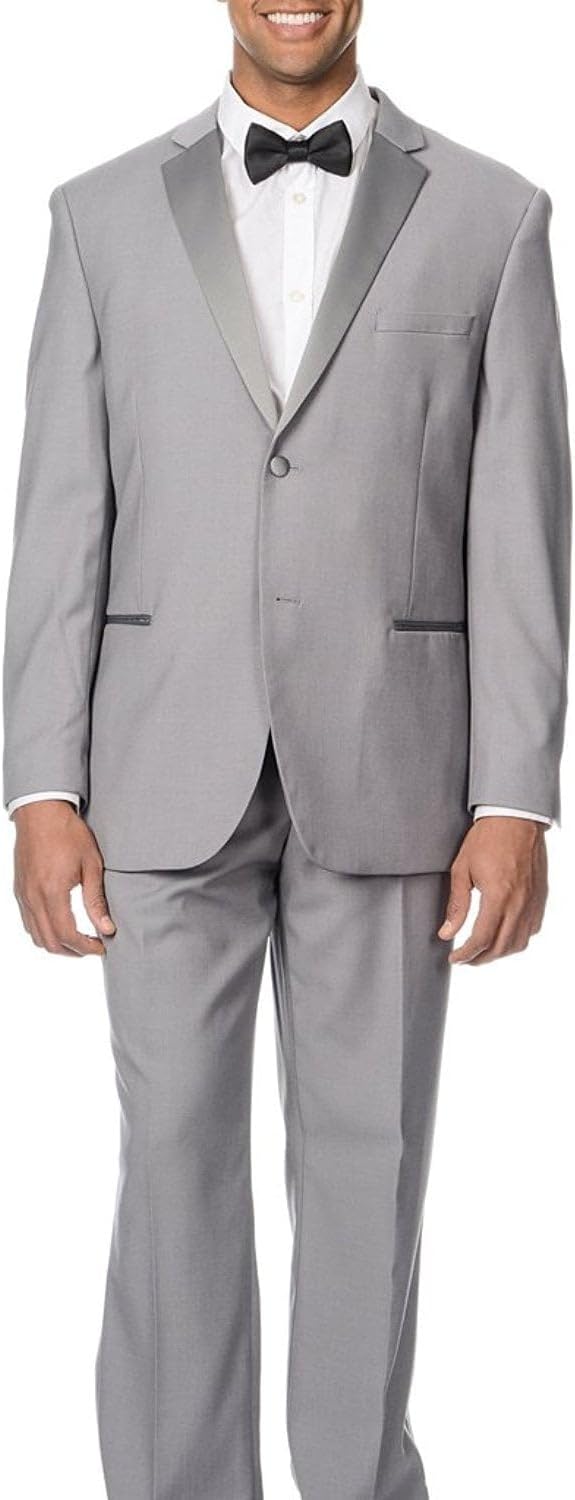 Caravelli Men's Slim Fit Two-Piece Notch Lapel Formal Tuxedo Suit Set
